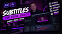 ich mache untertitel oder hintergrundtext für eure videos