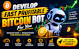 develop profitable bitcoin app bitcoin bot on smartphone laptop
