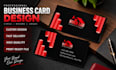make unique business card design for you
