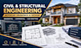 prepare ca civil and structural engineering drawings in autocad