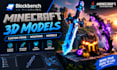 blockbench modeler minecraft java model custom itemmc 3d weapon model designs
