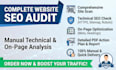 do a comprehensive manual technical and on page SEO audit