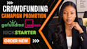develop a crowdfunding marketing strategy for your campaign