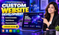 build website, website development, full stack developer