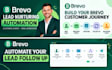 setup brevo customer journey lead nurturing email automation workflow