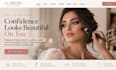 design squarespace makeup artist website bridal beauty salon booking website