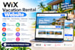 build wix vacation website, lodgify web, direct booking, airbnb host, google map