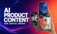 create ai product content for social media