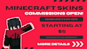 create a custom minecraft skin edit for you