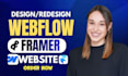 design, redesign, clone webflow website development, figma to webflow expert