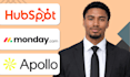 setup hubspot mailchimp apollo clay com monday zoho crm