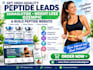 generate peptide leads semaglutide weight loss ozempic and build peptide website