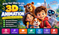do 3d ai cartoon video, 3d pixar animation and cartoon video with seedance 2 5