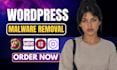 recover hacked wordpress website, remove malware and secure wordpress