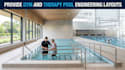 provide gym and therapy pool engineering layouts