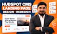 design or redesign your hubspot cms landing page