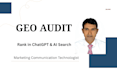 do a professional GEO audit to boost ai search visibility