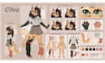 furry reference sheet furry ref sheet fursona ref sheet nsfw character oc anthro