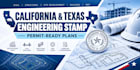provide california and texas engineering stamp for permit approval