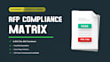 analyze your rfp and build a bid compliance matrix