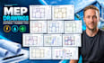 create mep drawings, electrical, plumbing and hvac plans