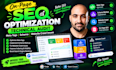 on page seo optimization technical audit meta tags schema website crawl issues
