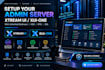 setup your admin server xtream UI, xui one, with unlimited restream ,vod,epg SSL