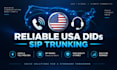 provide usa did number with siptrunk for inbound and outbound calls