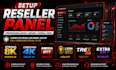 setup reseller panel, strong 8k, dream 4k,mega ott, lion ott, trex ott, extrao