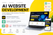 develop ai website, ai web application, ai saas app, ai software development