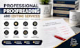 professionally proofread and edit documents, books, and ai content