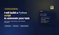 write a python script to automate your repetitive task