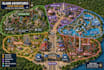 create an illustrated attraction map theme park map zoo map amusement park