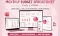 design editable excel google sheets, budget spreadsheet and invoice templates