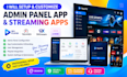 setup customize admin panel app, ibo player, telivizo, 9xtream,livestreaming app
