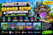 be your minecraft builder for castles,houses,maps, spawns,cities hub and builds