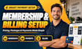 setup mindbody membership pricing package payment integration billings