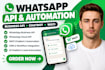 setup official whatsapp business API whatsapp chatbot wati automation