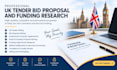 write uk tender bid proposal and research funding