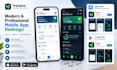 redesign outdated mobile app screenshots for ios, android, playstore, app store
