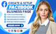 do facebook business page create and setup social media account optimization