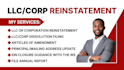 do llc amendment, llc dissolution, reinstatement, and close ein with irs