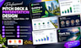 do professional pitch deck design PPT presentations powerpoint google slides pdf