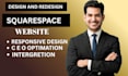 design or redesign custom squarespace website design
