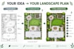 create a 2d backyard landscape plan, patio and garden design