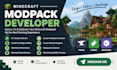 optimize fix and create minecraft modpack, forge fabric, spawn modpack developer