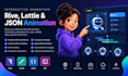 create interactive animation in rive, lottie, json, gif