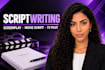 write drama screenplay youtube scripts ai video movie script feature film script