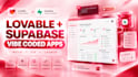 vibe code websites and apps with lovable and supabase