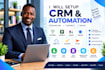 setup zoho bigin pipedrive capsule calendly agile espocrm creatio crm automation